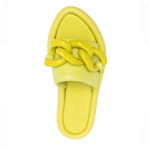Stella McCartney Chain-Embellished Air Slide Sandals